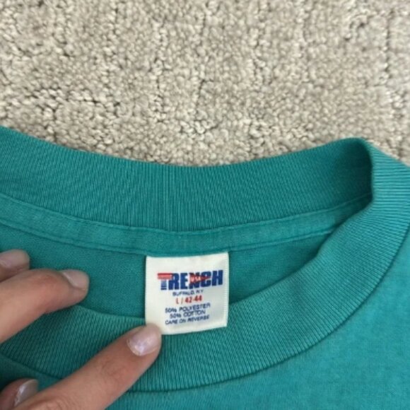 Vintage single stitch Miami Dolphins Tee trench buffalo New York - Picture 5 of 9